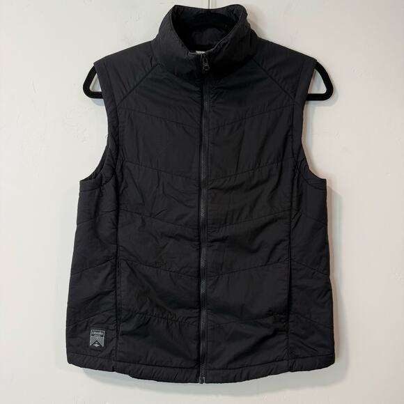 oiselle Jackets & Blazers - Oiselle Women's Running Vest Fleece Backing Puffer Black Full Zip Active Medium